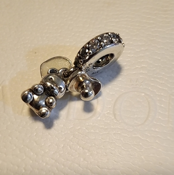 Pandora Baby Teddy Bear Dangle Charm - Picture 4 of 10